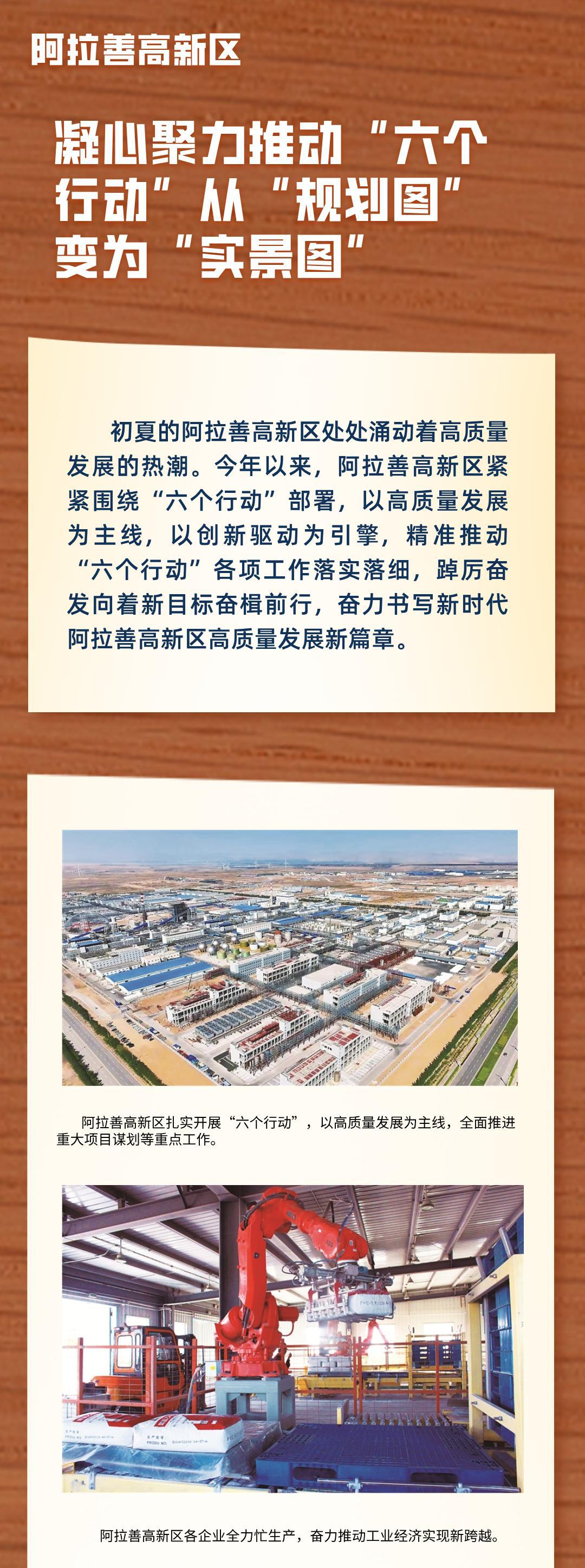 阿拉善高新区：凝心聚力推动“六个行动”从“规划图”变为“实景图”